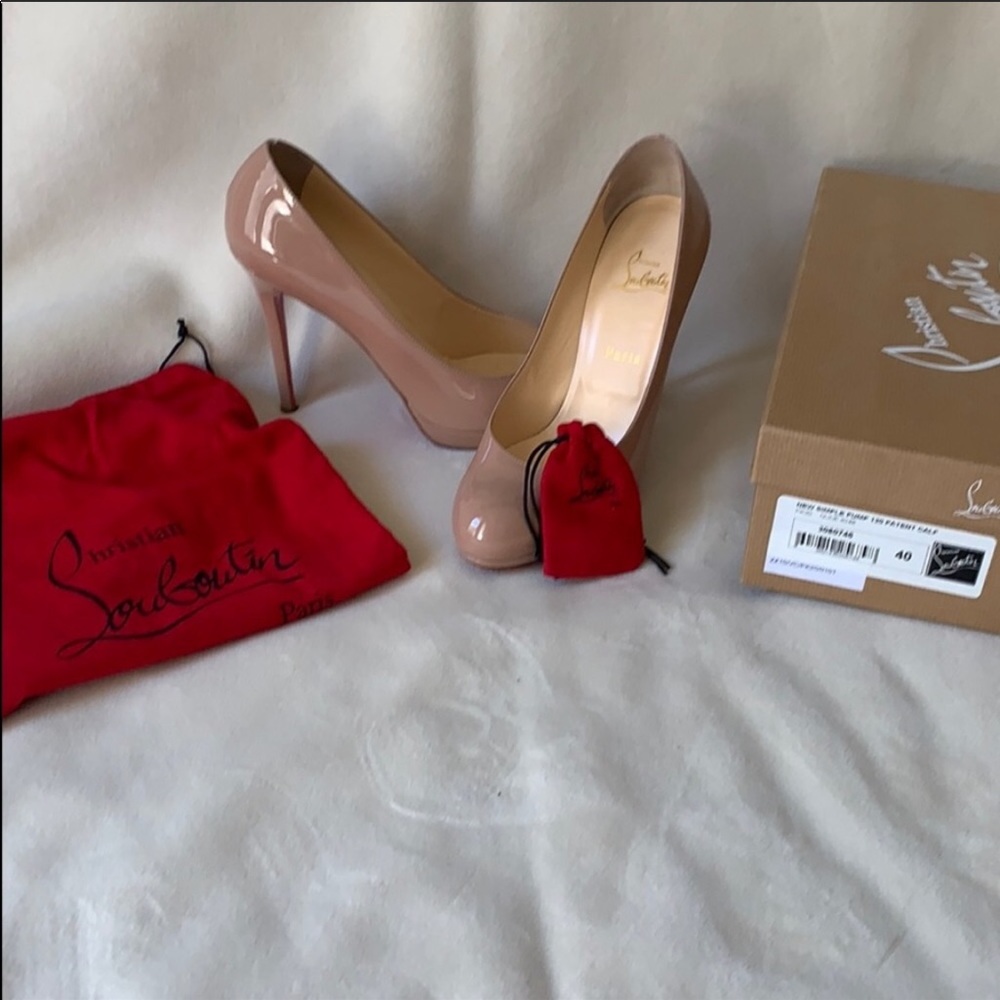Christian Louboutin Simple Patent Pumps 120mm